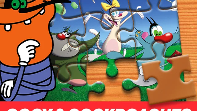 Oggy and the Cockroaches Jigsaw Puzzle