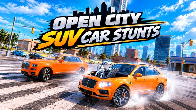 Open City SUV Car Stunts
