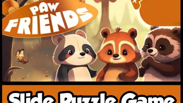 Paw Friends - Slide Puzzle Game