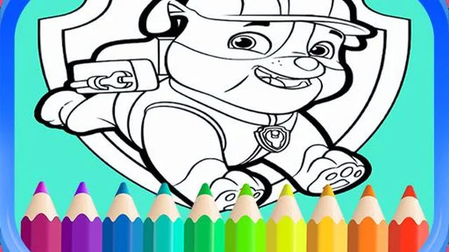 PAW Patrol Coloring Book for Puppy patrol for kids