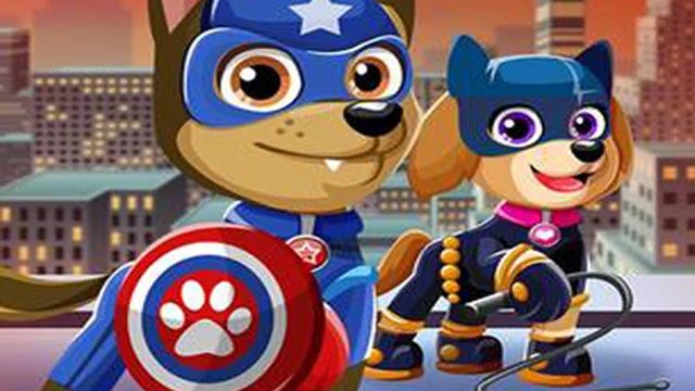 paw patrol superhero dress up
