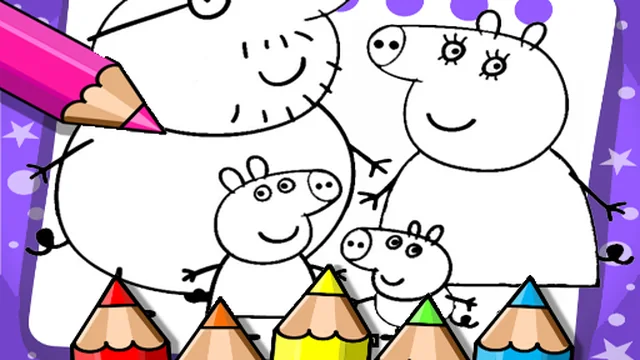 Peppa Pig Coloring Book game thumbnail