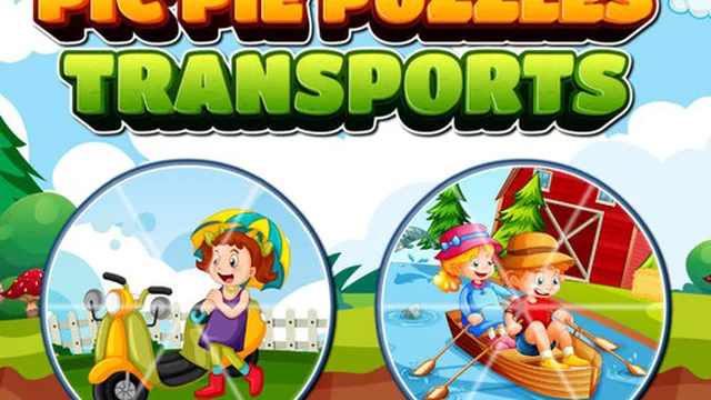 Pic Pie Puzzles Transports