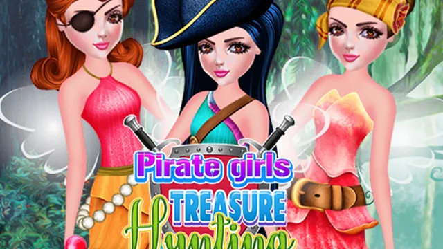 Pirate Girls Treasure Hunting