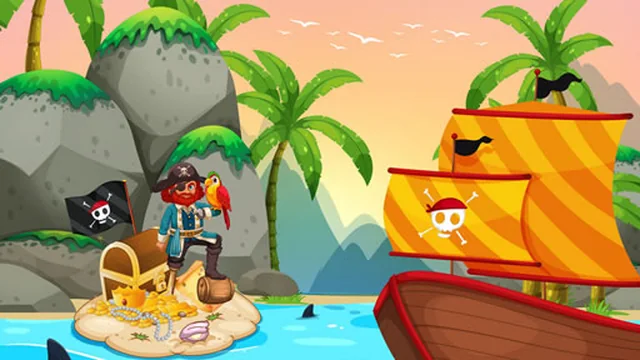 Pirate Travel Coloring
