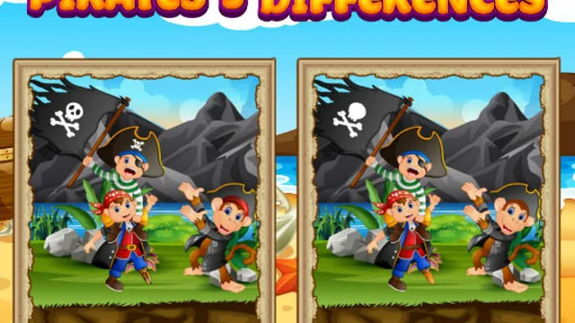 Pirates 5 Differences game thumbnail