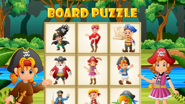 Pirates Board Puzzle game thumbnail