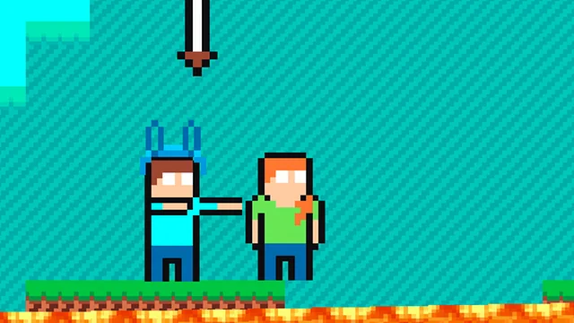 Pixel Battle Upward