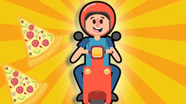 Pizza boy driving