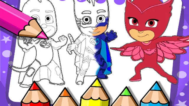 PJ Masks Coloring Book game thumbnail