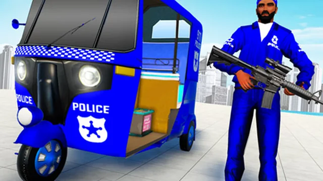 Police Auto Rickshaw Drive game thumbnail