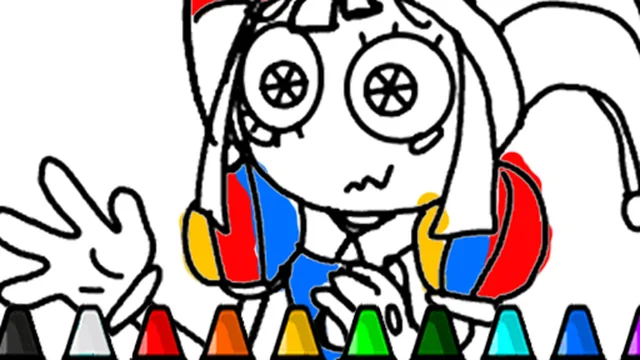 Pomni Coloring Book