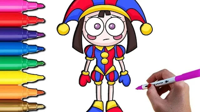 Pomni Coloring Time