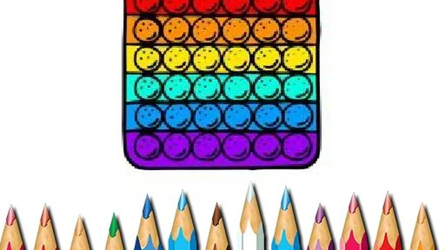 Pop It Coloring Book
