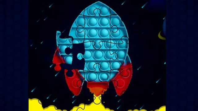 Pop It Rockets in Space Jigsaw