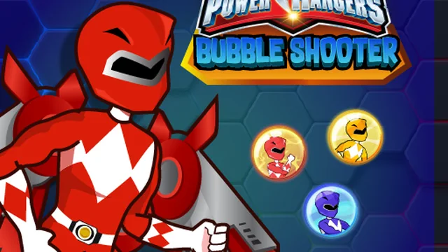 Power Rangers Bubble Shoot Puzzle