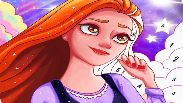 Princess coloring game for girls - Paint Color Boo