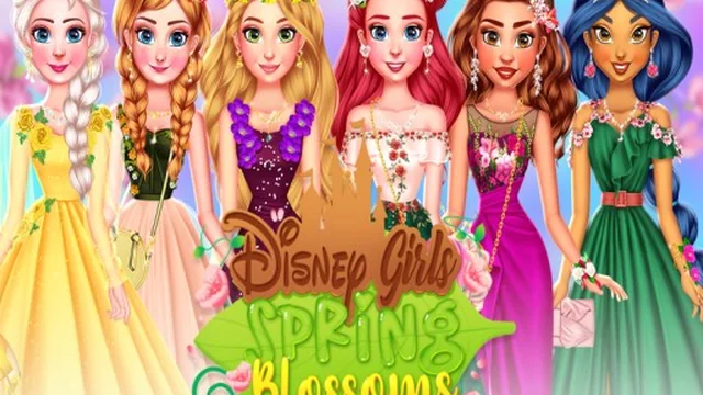 Princess Girls Spring Blossoms