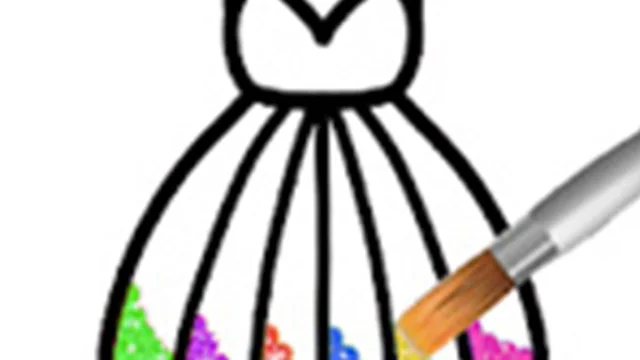 Princess Glitter Coloring - For Kids
