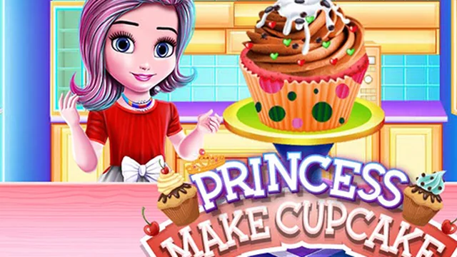 PRINCESS MAKE CUP CAKE