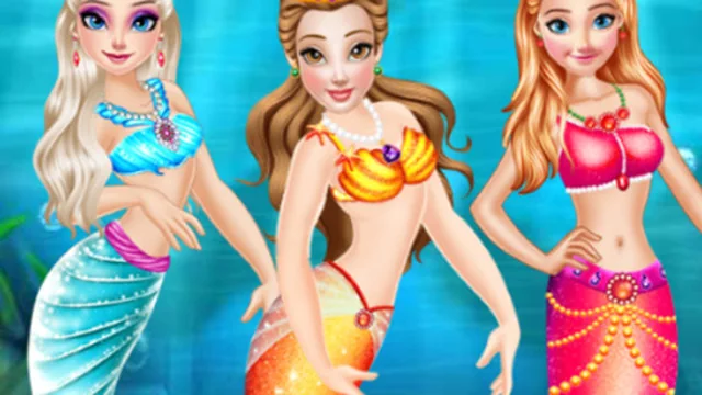 Princess Mermaid Style Dress Up