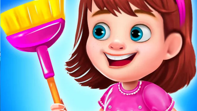 Princess Messy House Cleaning