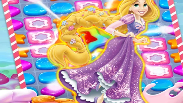 Princess Rapunzel Puzzles & Match3 Games Online