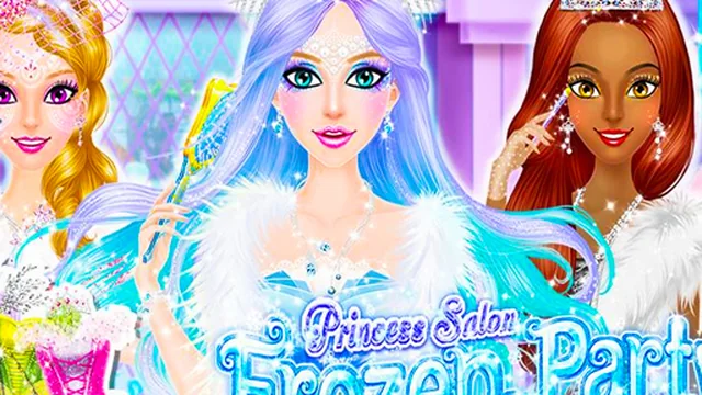 Princess Salon: Frozen Party Princess