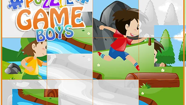 Puzzle Game Boys - Cartoon