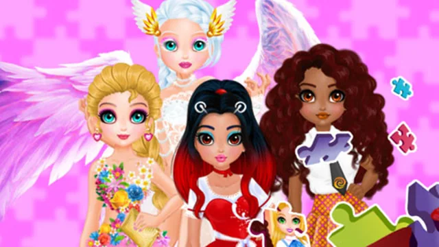 Puzzles - Princesses and Angels New Look