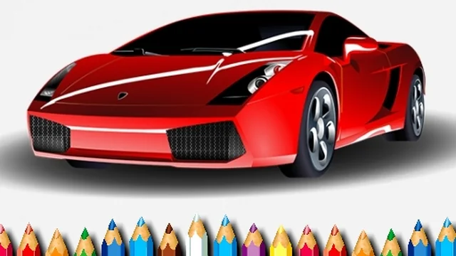 Racing Cars Coloring