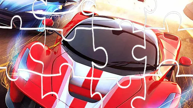 Racing Crash Jigsaw