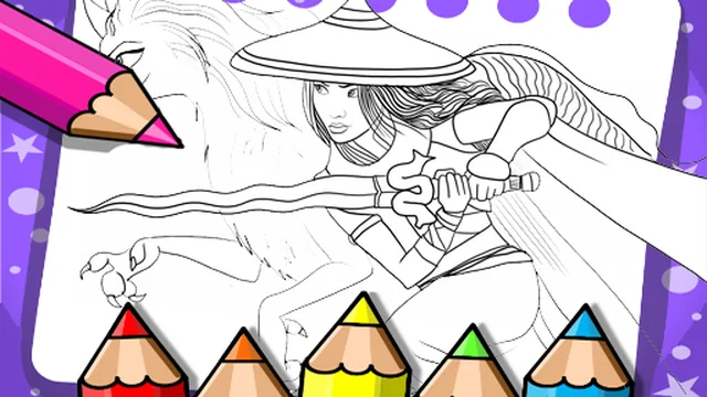 Raya And The Last Dragon Coloring
