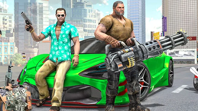 Real Gangster City Crime Car Simulator Game