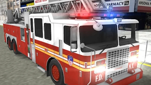 Real Truck Fire Drive Sim