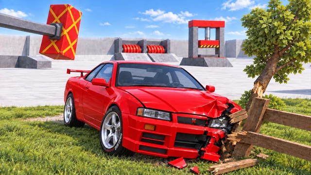 Realistic Car Destruction Sandbox game thumbnail