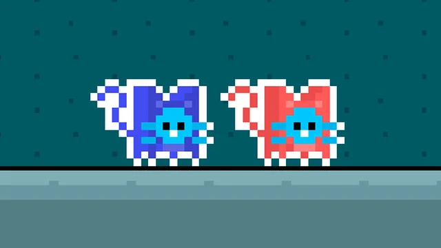 Red and Blue Cats