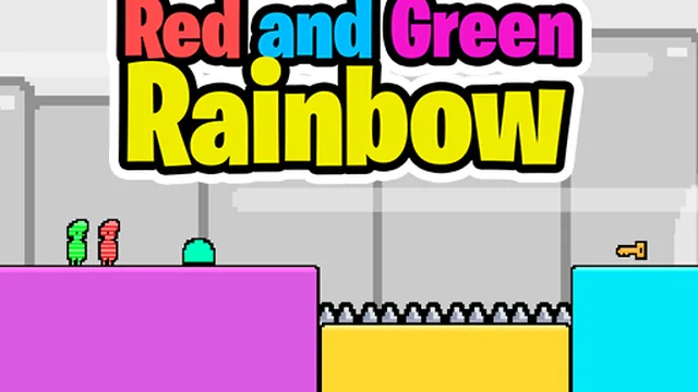 Red and Green Rainbow