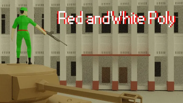 Red and White Poly