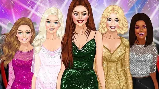 Red Carpet Dress Up Game for Girl