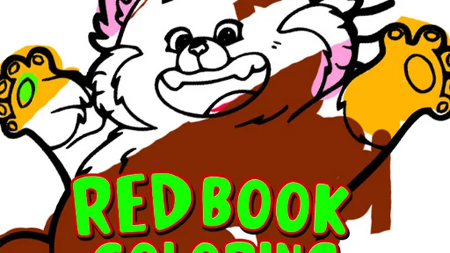 Red Coloring Book