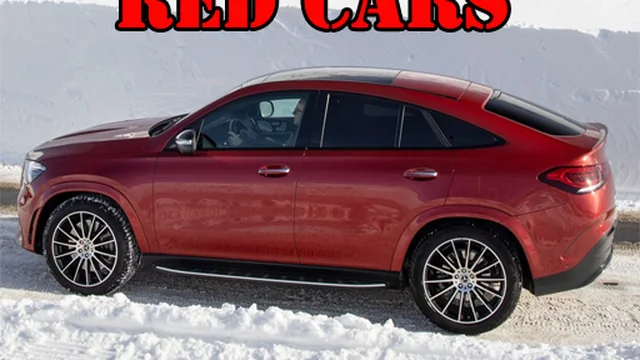 Red GLE Coupe Cars Puzzle
