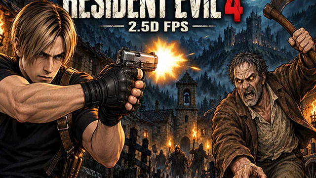 Resident Evil 4: 2.5D FPS