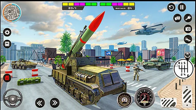 Rocket Missile Attack