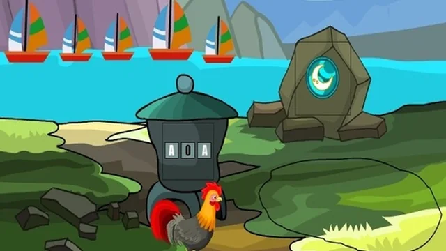 Rooster Hen Escape