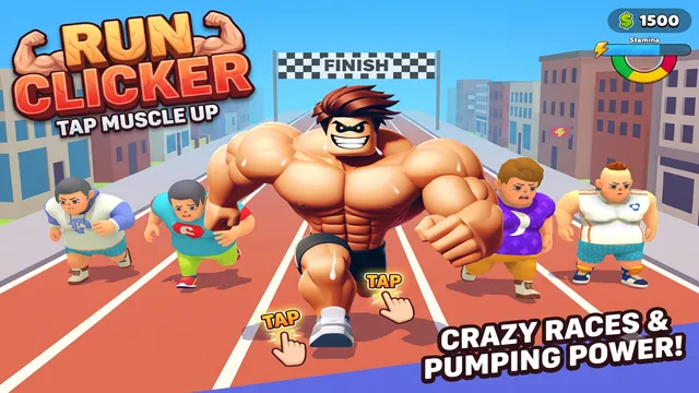 Run Clicker: Tap Muscle Up game thumbnail