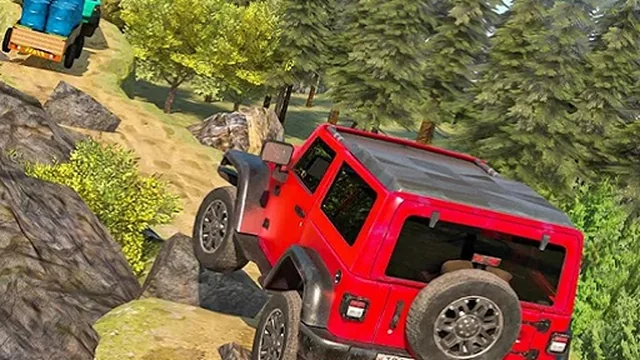 Safari Jeep Car Parking Sim : Jungle Adventure 3D game thumbnail