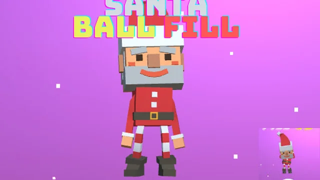 Santa Ball Fill 3D game thumbnail