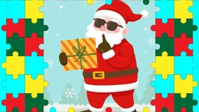 Santa Puzzle For Kids
