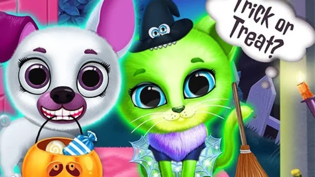 Scary Makeover Halloween Pet Salon